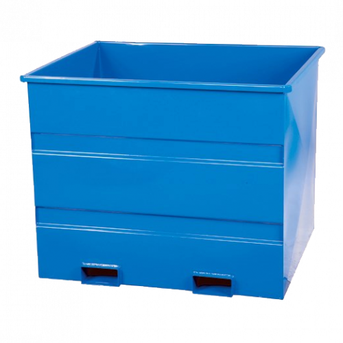 Kontejner pro otočné vidlice 1300l - Barva: Modrá RAL 5010