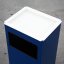Odpadkový koš s popelníkem Interier 70l - Barva: Modrá RAL 5010