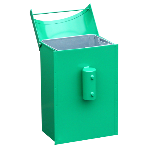 Venkovní odpadkový koš se stříškou - Provedení: Bez stojny