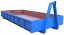 Kontejner Abroll 7 m3 - Barva: Modrá RAL 5010