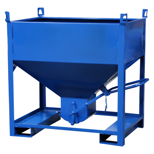 Silo se spodním výsypem 600l