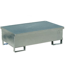 Záchytná vana s roštem 1200x810x405 zinkovaná
