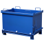Kontejner s výklopným dnem 600l - Barva: Modrá RAL 5010